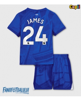 Chelsea Reece James #24 Echipament de Fotbal Replică 2025-26 Copii Acasa (+ Șorturi)